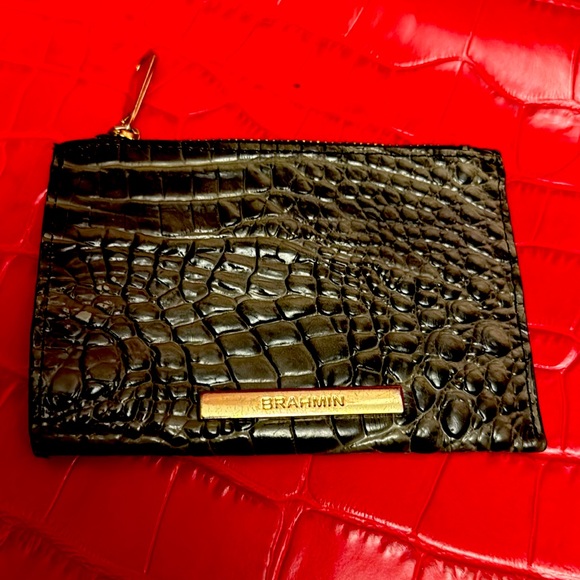 Brahmin green Crocodile Embossed Wallet - Picture 2 of 4
